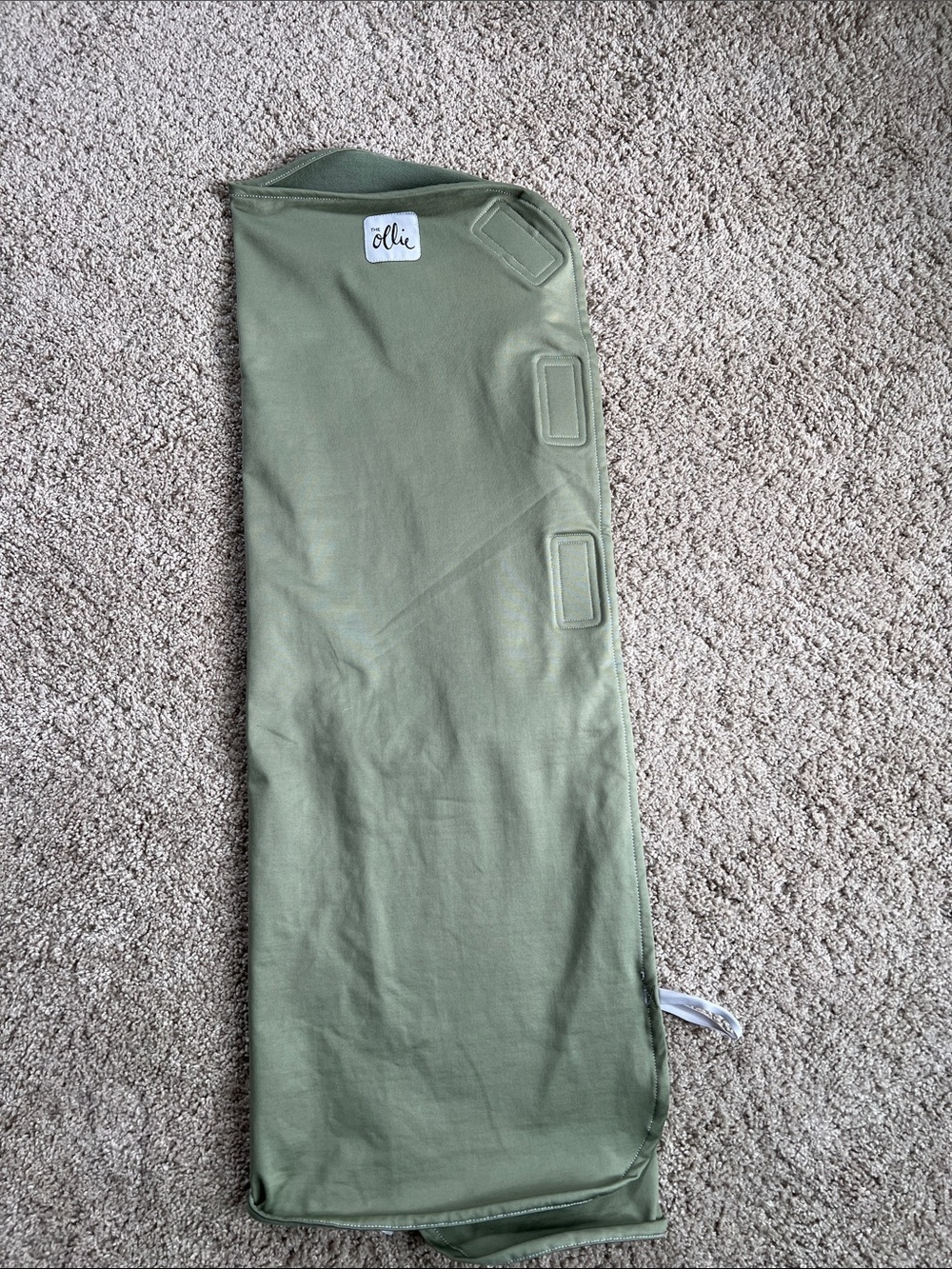 Ollie Olive Green Infant Sleep Sack